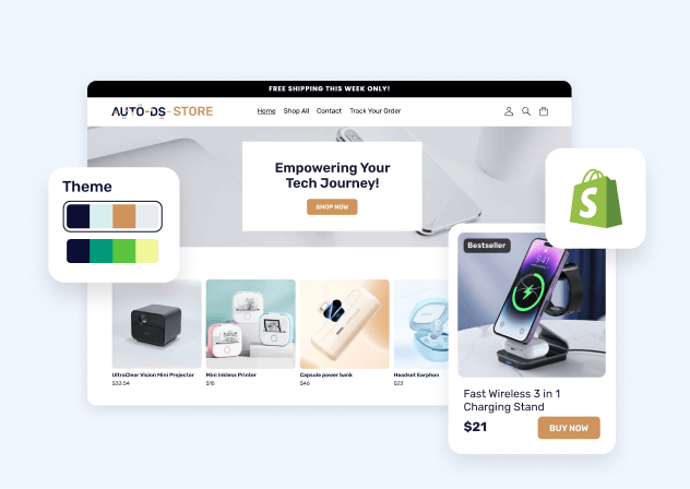 AI-built Shopify store